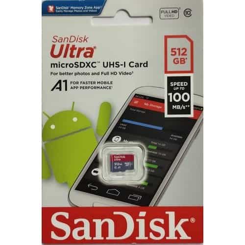 Sandisk Ultra Memory Card 512GB With SD Adapter - Avechi Kenya