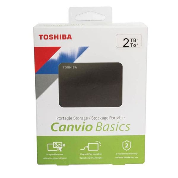 Toshiba Canvio Basics 2TB Portable Hard price in Kenya - Avechi