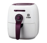 Mika MAF1000 Air Fryer, 2.2 Liters White and Purple