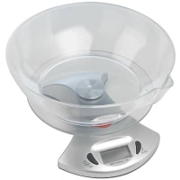 Ramtons RM/299 Silver Kitchen Scale + Bowl