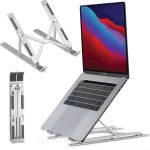 Foldable Laptop Stand Metallic