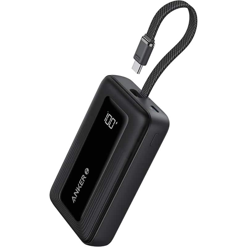 Anker Zolo 10K 30W Power Bank with Built-In USB-C Cable - Image 3