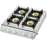 Ramtons RG/541 4 Burner Stainless Steel Gas Cooker