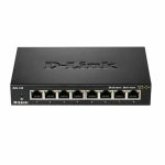 D-LINK 8 PORT 10/100/1000 Unmanaged Gigabit Desktop Switch DGS 108/1008A