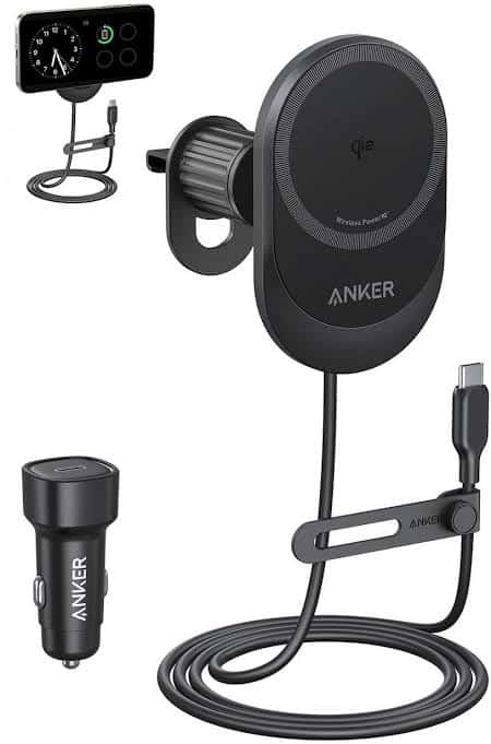 Anker MagGo Wireless Charger With Car Adapter - Image 2